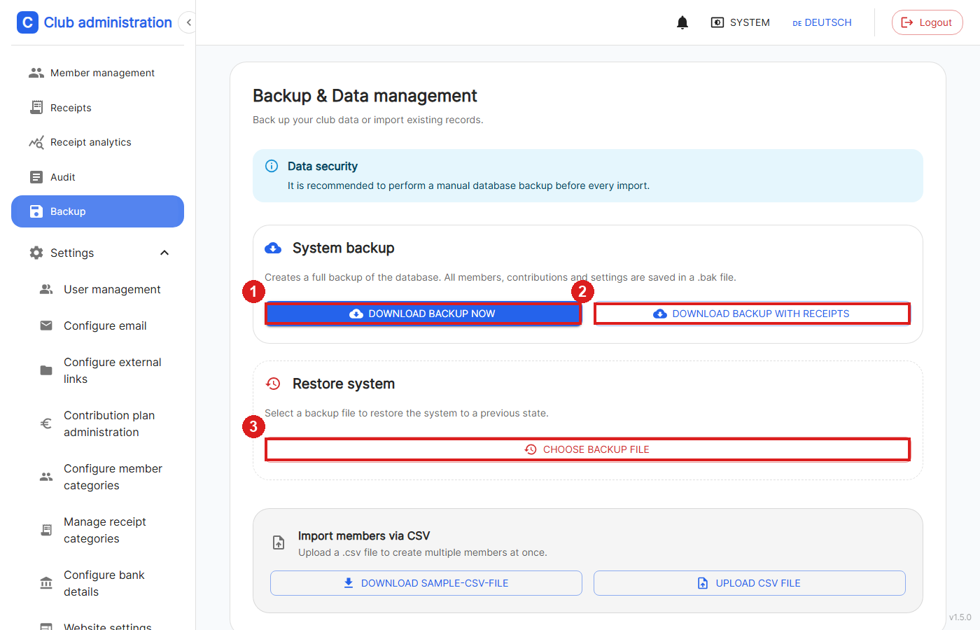 Screenshot Backup
