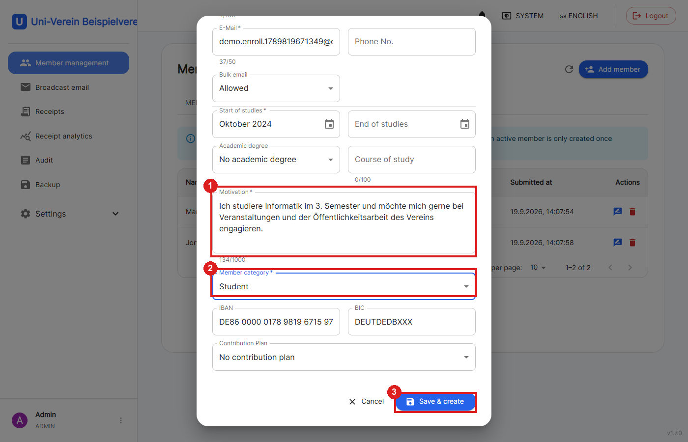 Screenshot review dialog